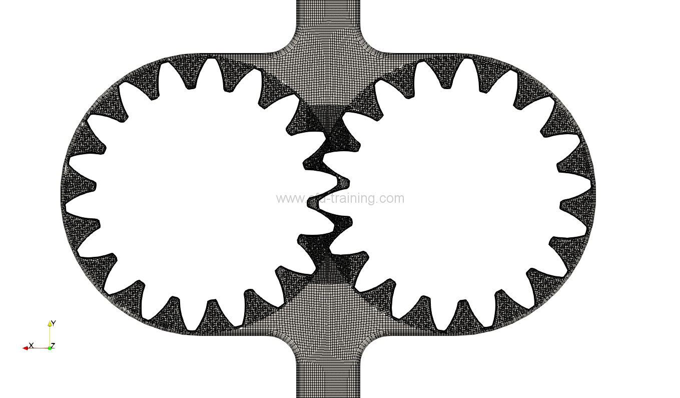OpenFOAM® tutorial: gear pump and overset method - Image 2
