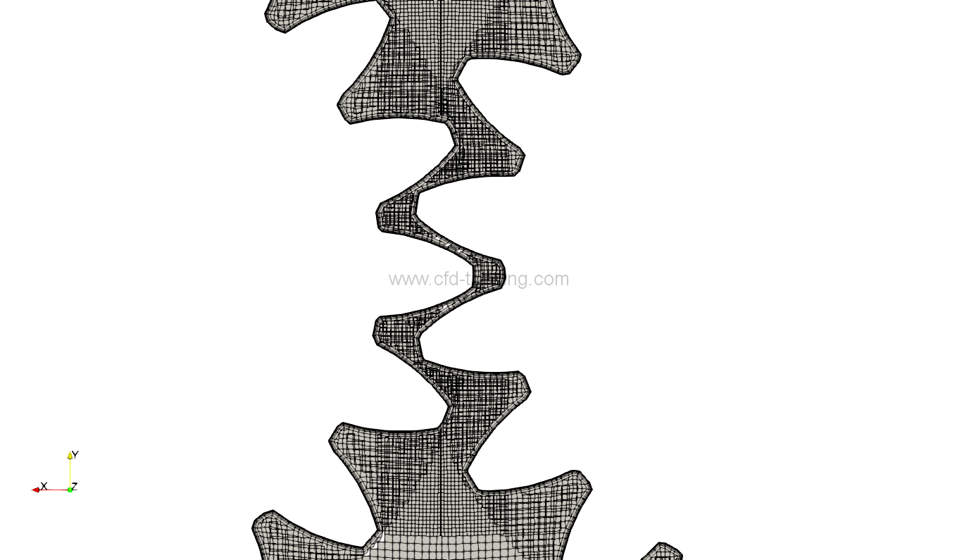 OpenFOAM® tutorial: gear pump and overset method - Image 3